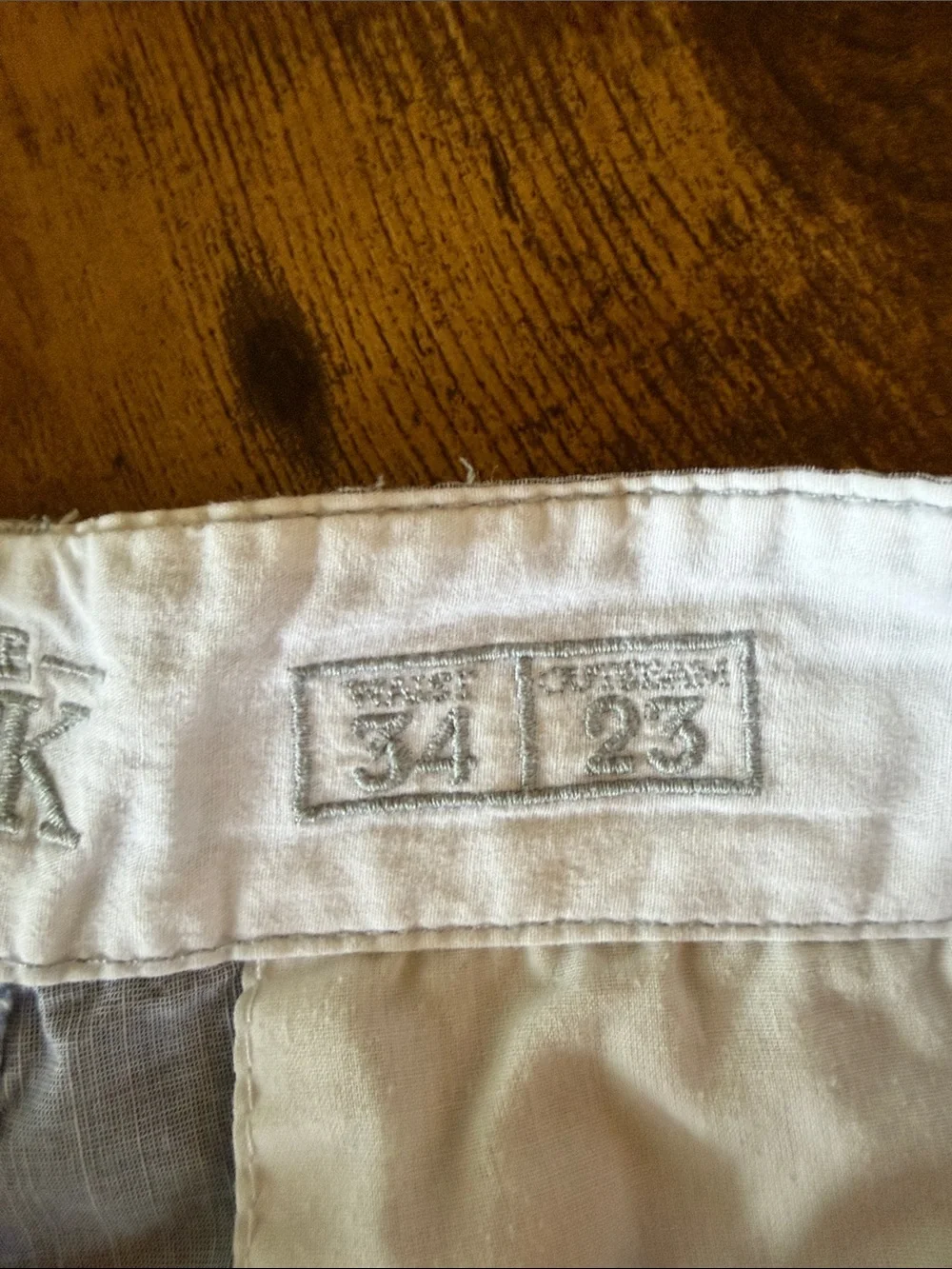 Buckle Black size 34 Men's Light Blue Flat Front Shorts — Casual Everyday Style